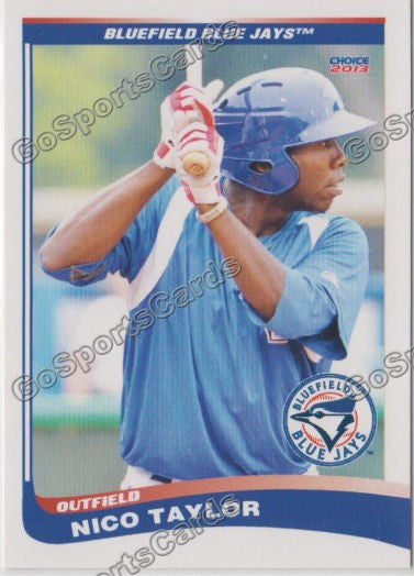 2013 Bluefield Blue Jays Nico Taylor