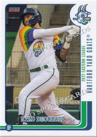 2022 Hartford Yard Goats Niko Decolati