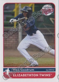 2012 Elizabethton Twins Niko Goodrum