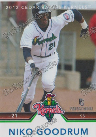 2013 Cedar Rapids Kernels Niko Goodrum