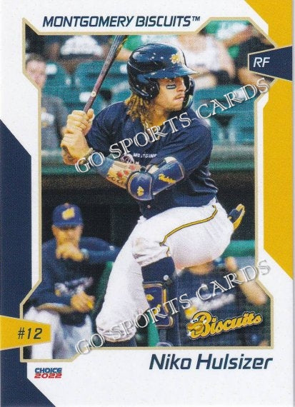 2022 Montgomery Biscuits Niko Hulsizer