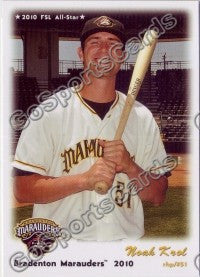 2010 Bradenton Marauders Noah Krol