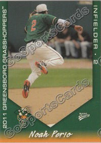 2011 Greensboro Grasshoppers Noah Perio