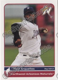 2012 Northwest Arkansas Naturals Noel Arguelles