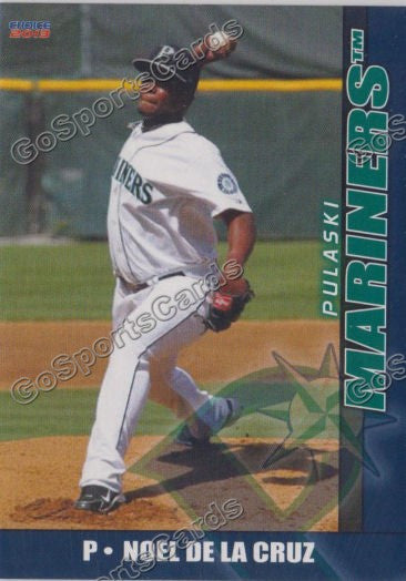 2013 Pulaski Mariners Noel De La Cruz