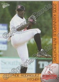 2005 Kannapolis Intimidators Noe Rodriguez