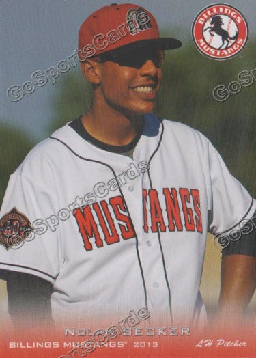 2013 Billings Mustangs Nolan Becker