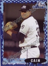 2010 West Michigan WhiteCaps Nolan Cain