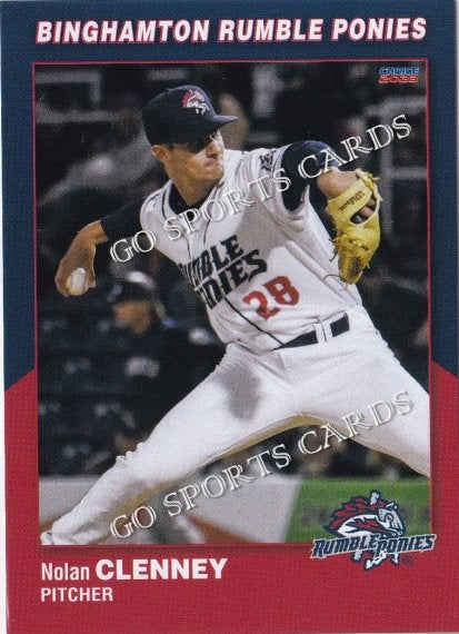 2023 Binghamton Rumble Ponies Nolan Clenney – Go Sports Cards