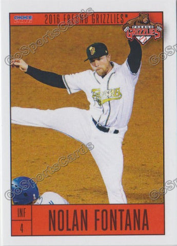 2016 Fresno Grizzlies Nolan Fontana