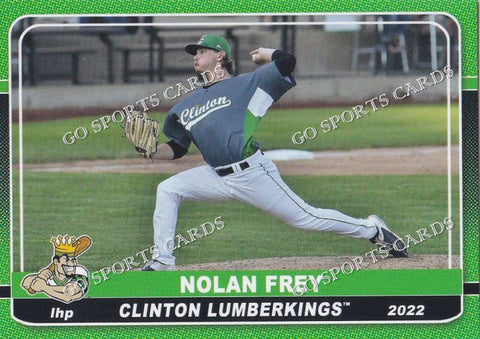 2022 Clinton LumberKings Nolan Frey