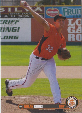 2018 San Jose Giants Nolan Riggs