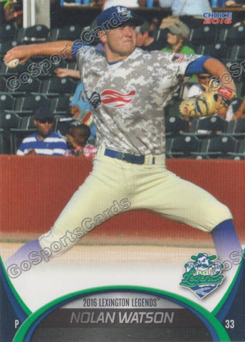 2016 Lexington Legends Nolan Watson
