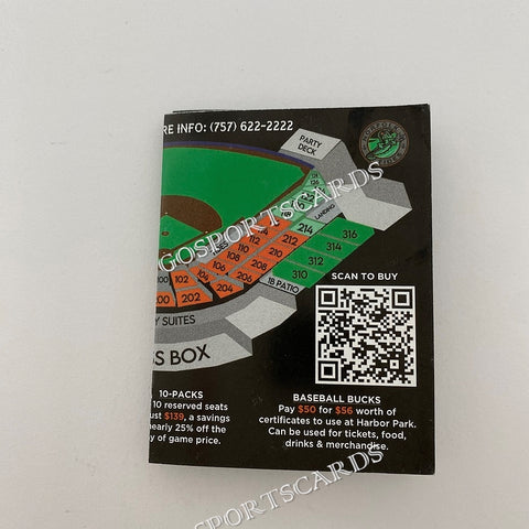 2023 Norfolk Tides Pocket Schedule