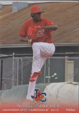 2013 Johnson City Cardinals Norge Paredes