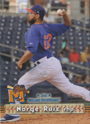 2018 Midland RockHounds Norge Ruiz