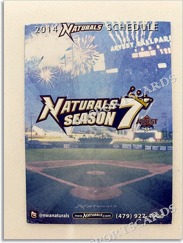 2014 Northwest Arkansas Naturals Pocket Schedule