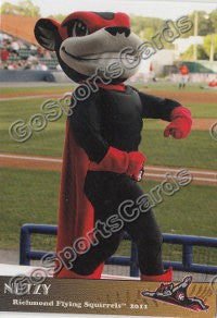 2011 Richmond Flying Squirrels Nutzy Mascot