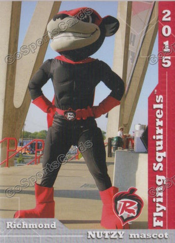 2015 Richmond Flying Squirrels Nutzy Mascot