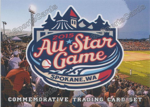 2015 Pioneer Northwest League All Star R Checklist Header