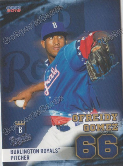 2016 Burlington Royals Ofreidy Gomez