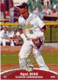 2009 Clinton LumberKings Ogui Diaz