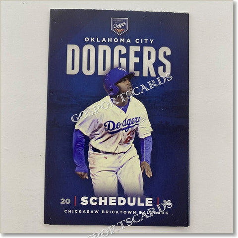 2016 Oklahoma City Dodgers Pocket Schedule