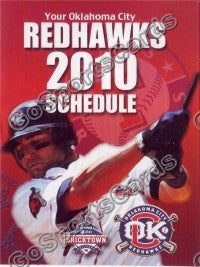 2010 Oklahoma City Redhawks Pocket Schedule