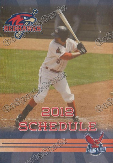 2012 Oklahoma City Redhawks Pocket Schedule (Collin Delome)