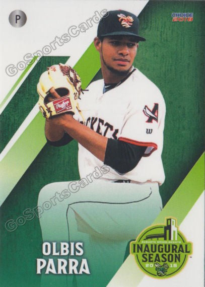 2018 Augusta GreenJackets Olbis Parra