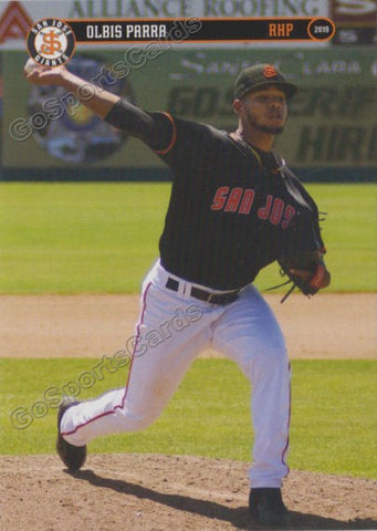 2019 San Jose Giants Olbis Parra