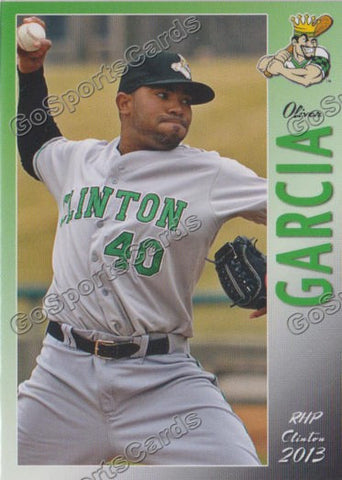 2013 Clinton Lumberkings Oliver Garcia