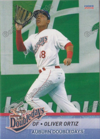 2016 Auburn Doubledays Oliver Ortiz