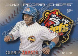 2012 Peoria Chiefs Oliver Zapata