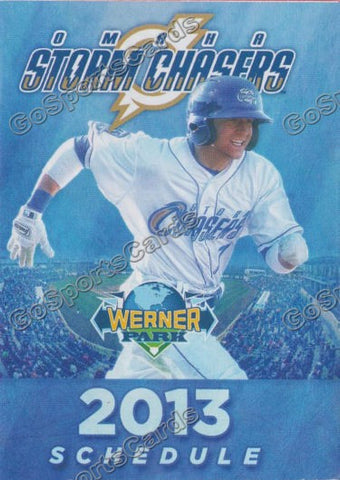 2013 Omaha Storm Chasers Pocket Schedule (David Lough)