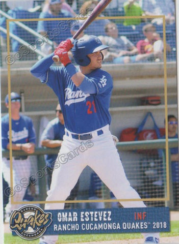 2018 Rancho Cucamonga Quakes Omar Estevez