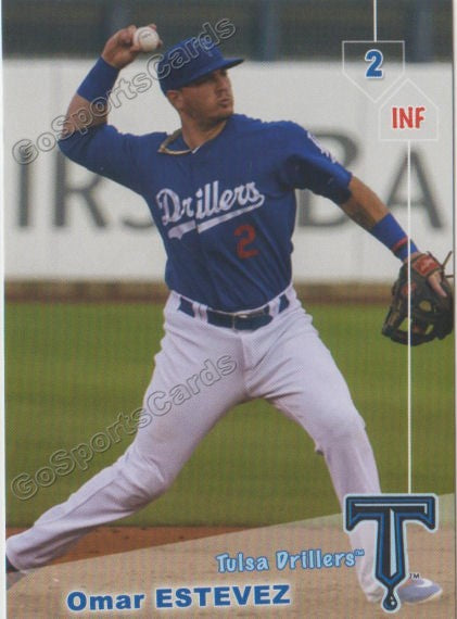 2019 Tulsa Drillers Omar Estevez