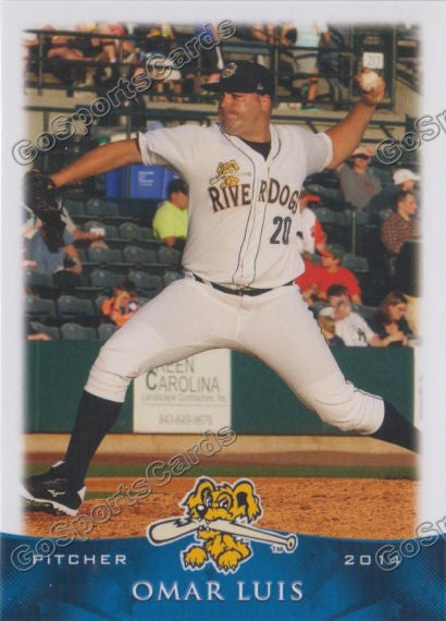 2014 Charleston Riverdogs Omar Luis