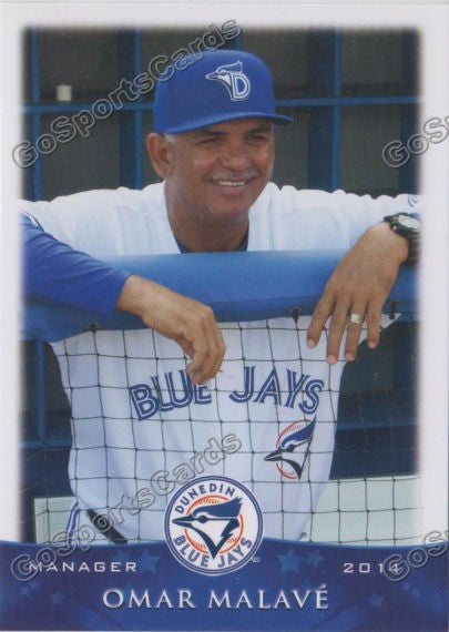 2014 Dunedin Blue Jays Omar Malave