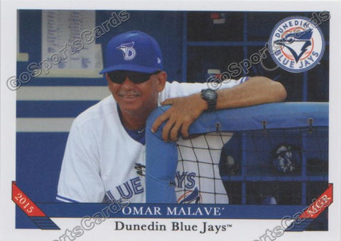 2015 Dunedin Blue Jays Omar Malave