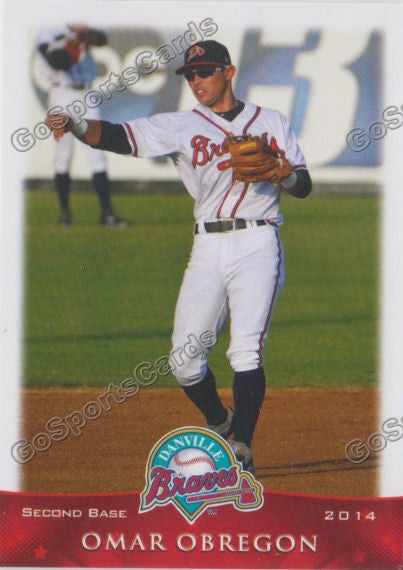 2014 Danville Braves Omar Obregon