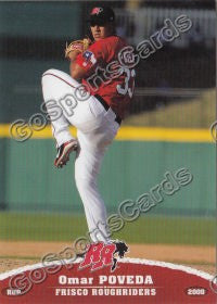 2009 Frisco Roughriders Omar Poveda