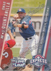 2011 Round Rock Express Omar Quintanilla