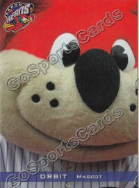 2011 Akron Aeros Orbit Mascot