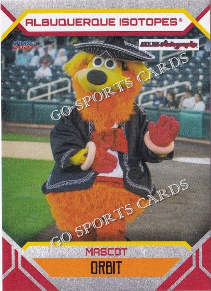 2023 Albuquerque Isotopes Orbit Mascot