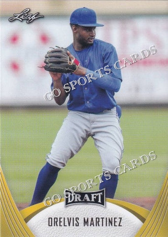 2021 Leaf Draft Gold 14 Orelvis Martinez