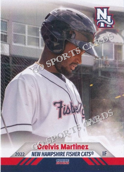 2022 New Hampshire Fisher Cats Orelvis Martinez