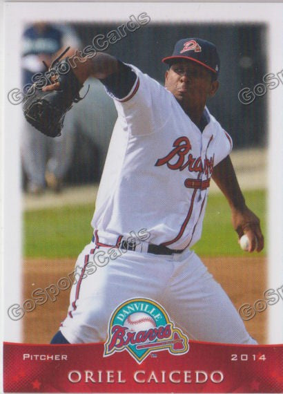 2014 Danville Braves Oriel Caicedo