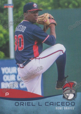2016 Rome Braves Oriel L Caicedo