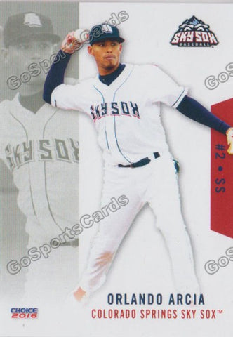 2016 Colorado Springs Sky Sox Orlando Arcia